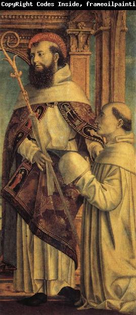 Bernardo Zenale St.Bernard and a Cistercian Monk
